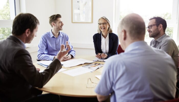 Besprechung im Büro